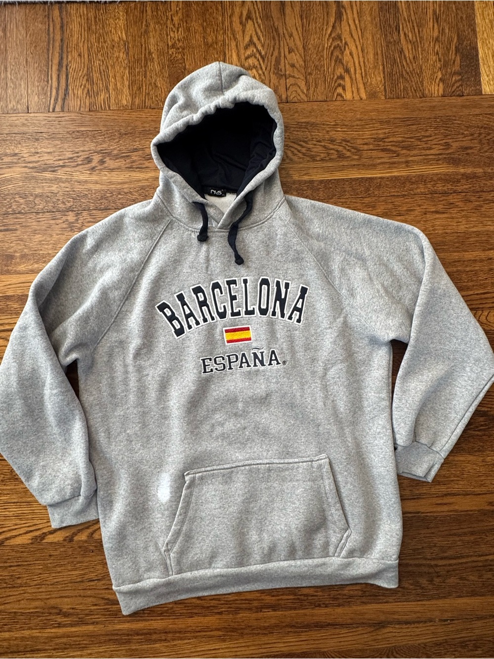 Barcelona España Grey Hoodie Sweatshirt